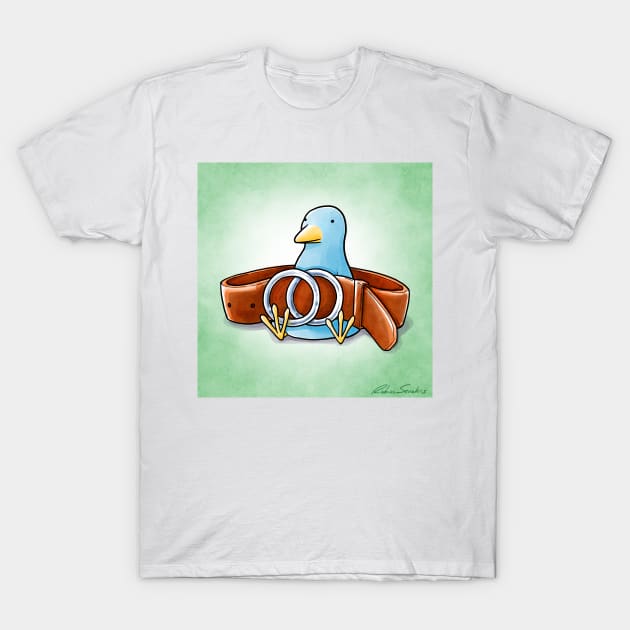 Fashion Bird - Belt T-Shirt by JadedSketch